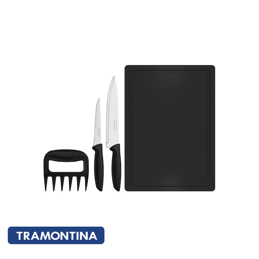 Juego de cuchillos con tabla y garra - Tramontina