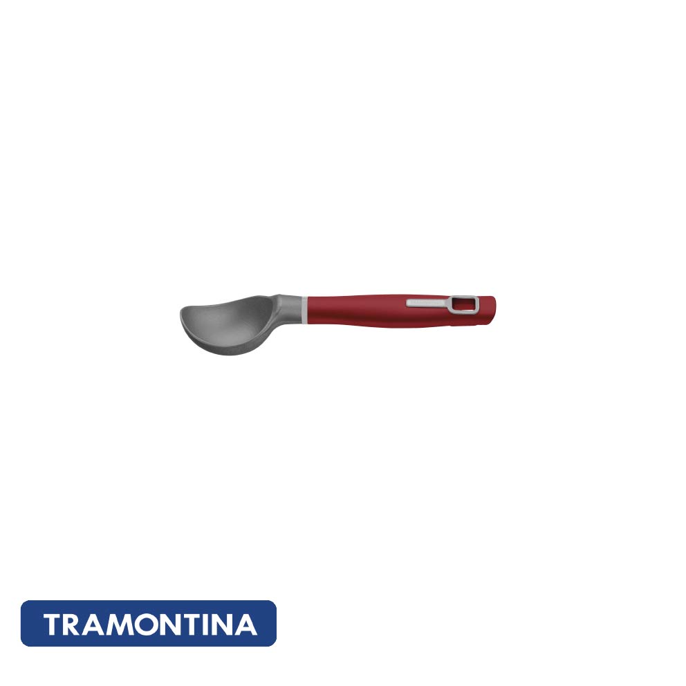 Cuchara para helado, modelo Verano, color rojo - Tramontina