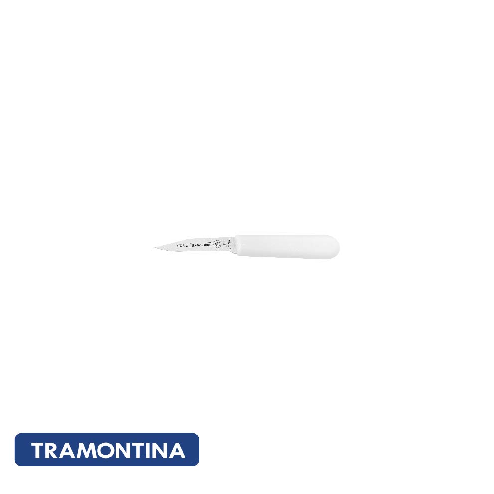 Cuchillo para Legumbres con Mango de Polipropileno Blanco 3" - Tramontina