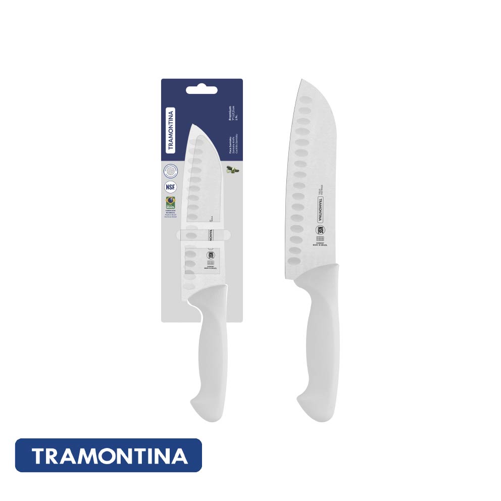 Cuchillo carnicero santoku 7 premium blister - Tramontina