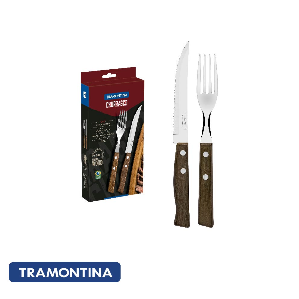 Juego para asado 12 piezas. Tradicional - Tramontina