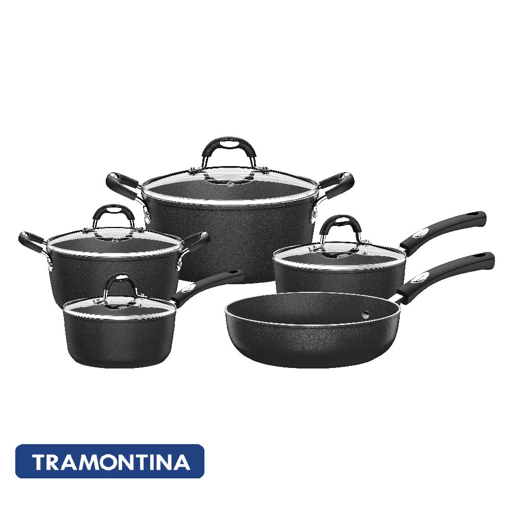 Batería de cocina 5 piezas. Monaco induction - Tramontina