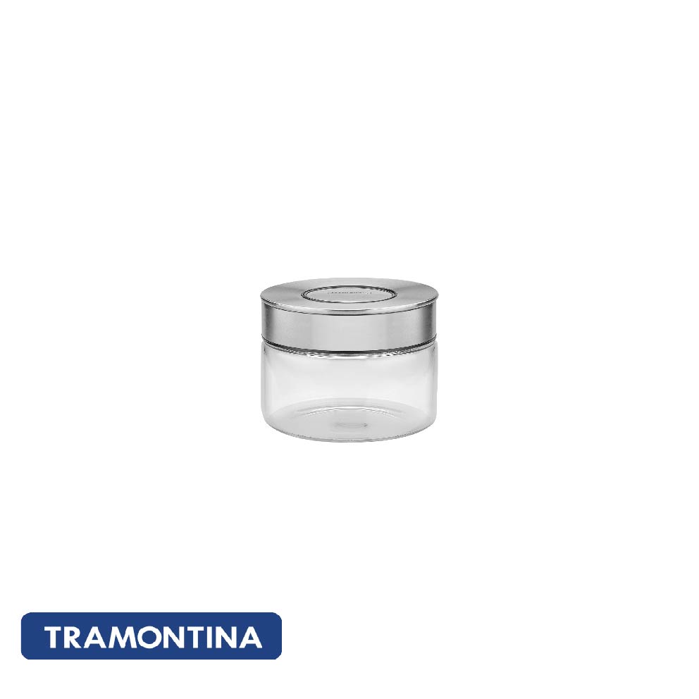 Contenedor de vidrio tapa de acero 0.4L - Tramontina