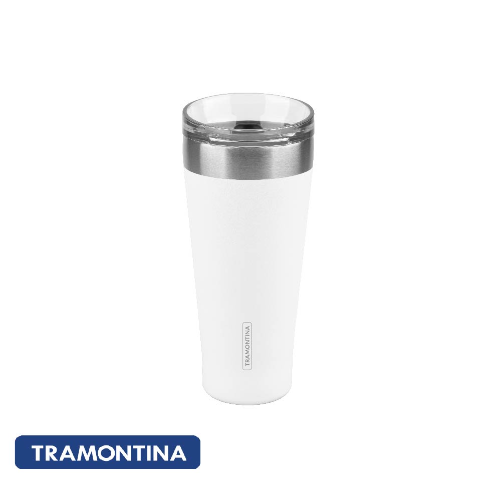 Vaso termico con tapa blanca - Tramontina