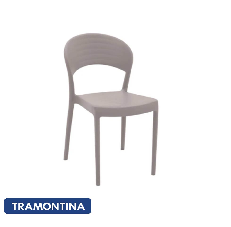 Silla sissi respaldo cerrado color beige - Tramontina