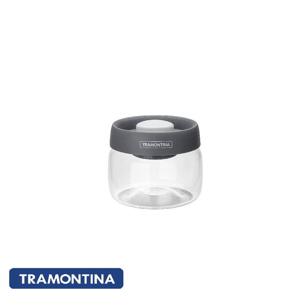 Contenedor de vidrio tapa de acero 0.4L - Tramontina