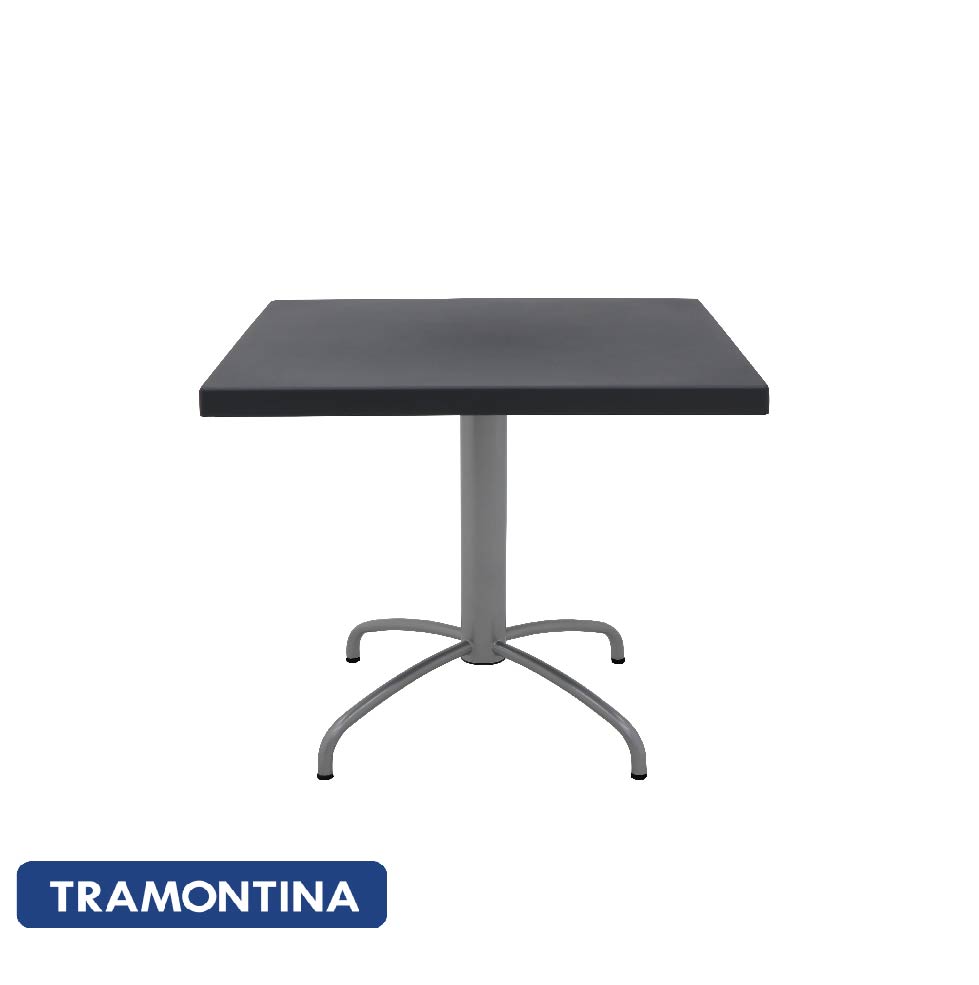Mesa cuadra gama color grafito - Tramontina