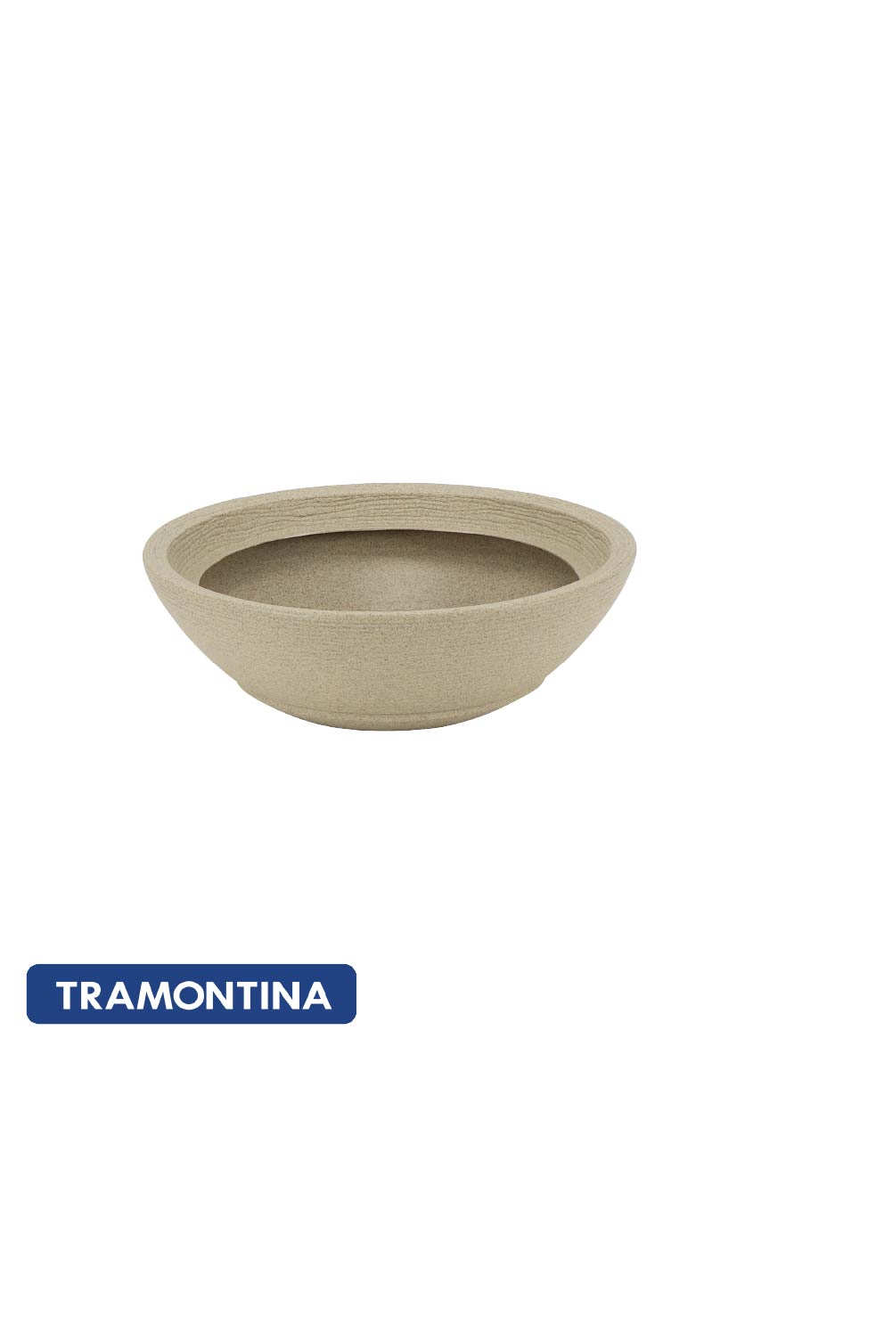 Maceta c/plato Indi 13cm, color arena - Tramontina