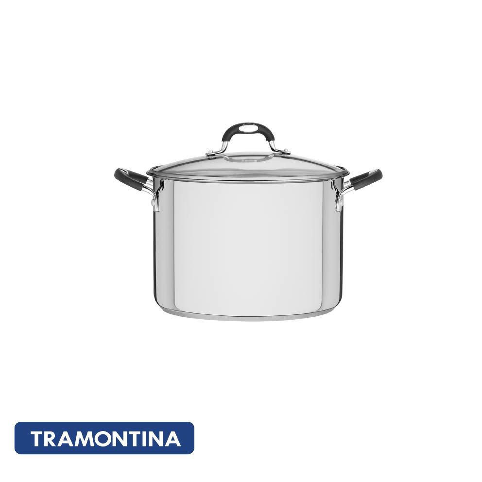 Olla honda 30cm solar con silicona - Tramontina