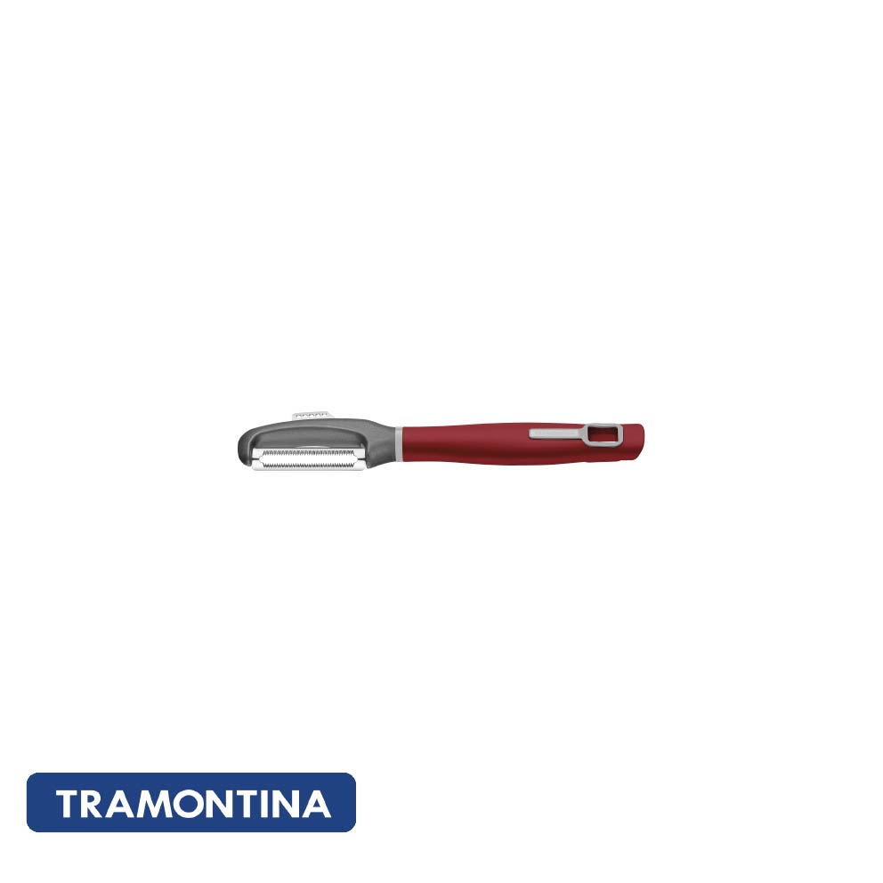 Pelador microdentado Verano, color rojo - Tramontina