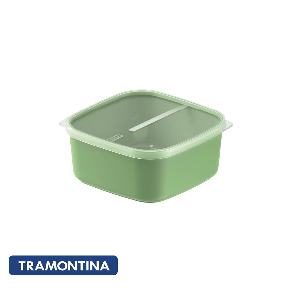 Pote 3,4Lts color verde, c/tapa - Tramontina