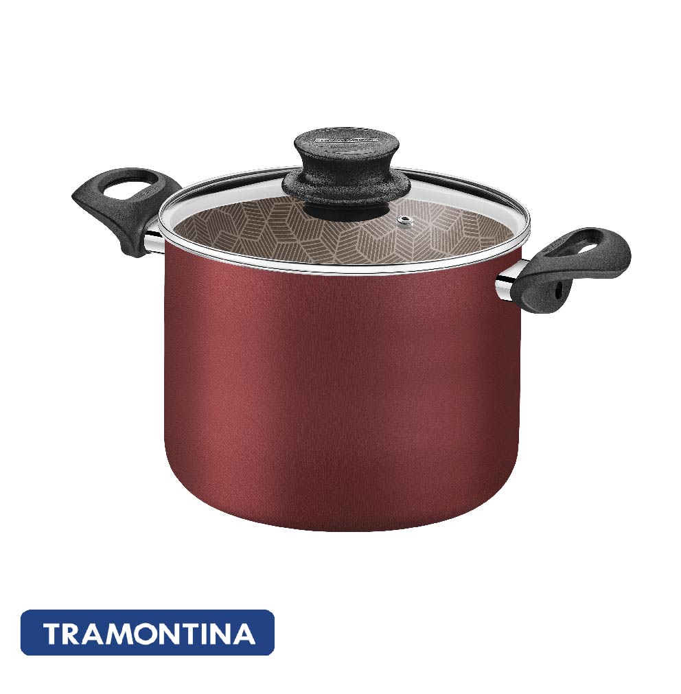 Olla alta 24cm 7.5lts Bordeaux - Tramontina