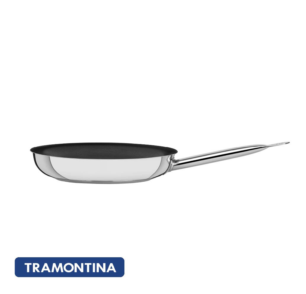 Sarten anti adherente, 20cm con mango de acero inox