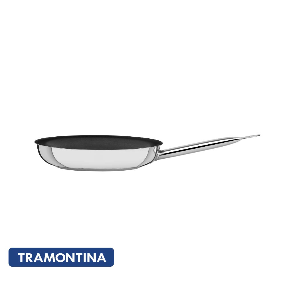 Sarten anti adherente, 26cm con mango de acero inox - Tramontina
