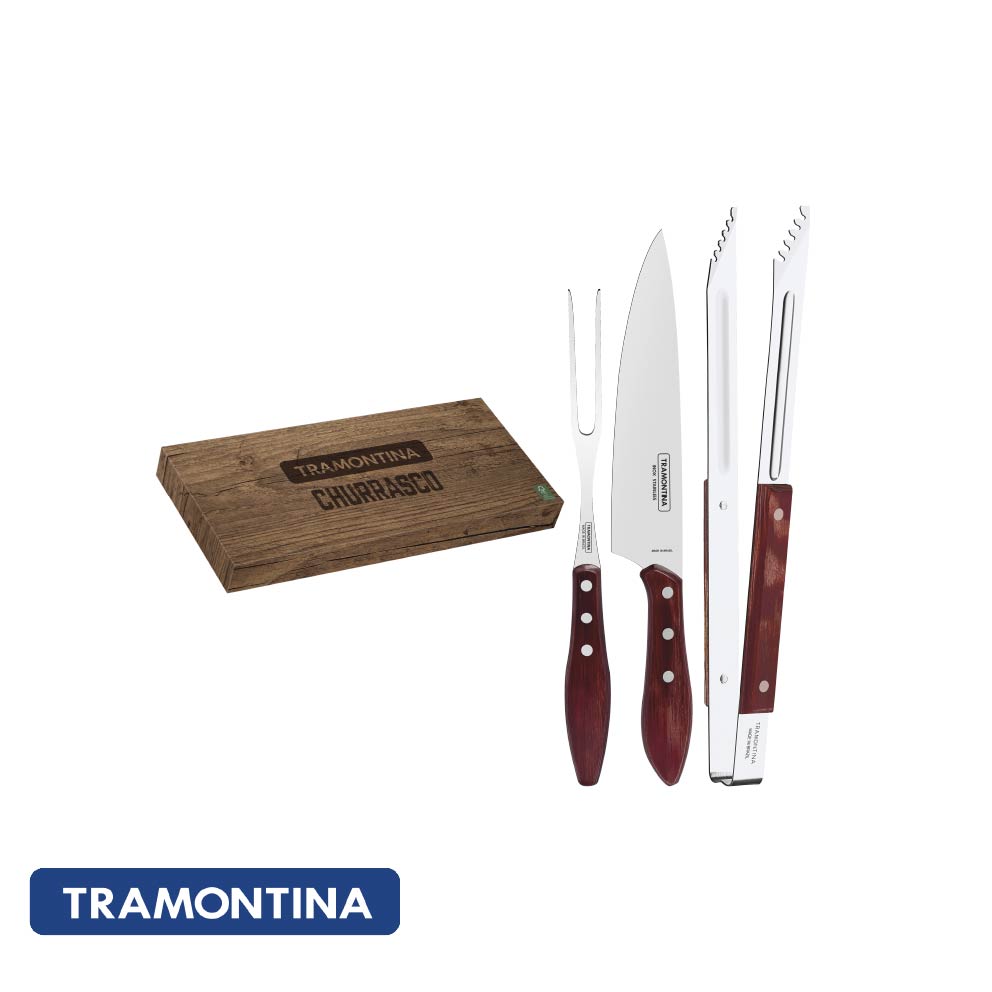Juego 3 piezas Trinchante polywood - Tramontina