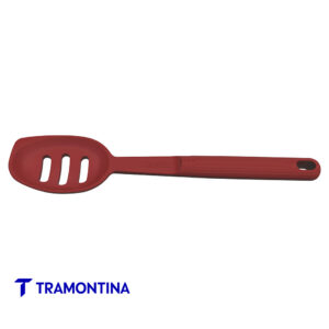 Cuchara para Servir Abierta Softta de Silicona Rojo - Tramontina