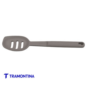Cuchara para Servir Abierta Softta de Silicona Gris - Tramontina