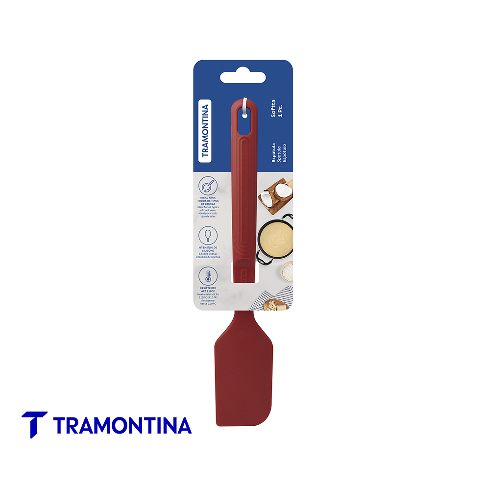 Espátula Softta de Silicona Rojo - Tramontina - Imagen 2