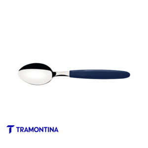 Cuchara de postre Ipanema azul c/cod de barra - Tramontina