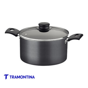 Olla Turim negra 24 cm 7.9 L - Tramontina