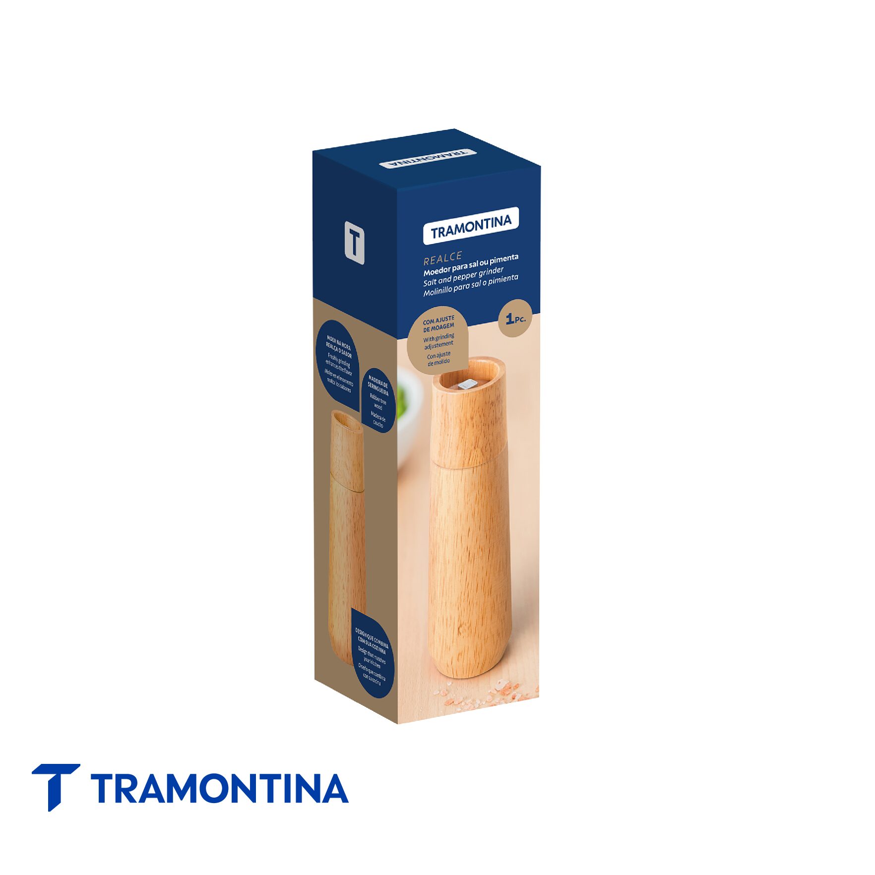 Molinillo para Sal y Pimienta realce 19,7 cm - Tramontina - Imagen 2