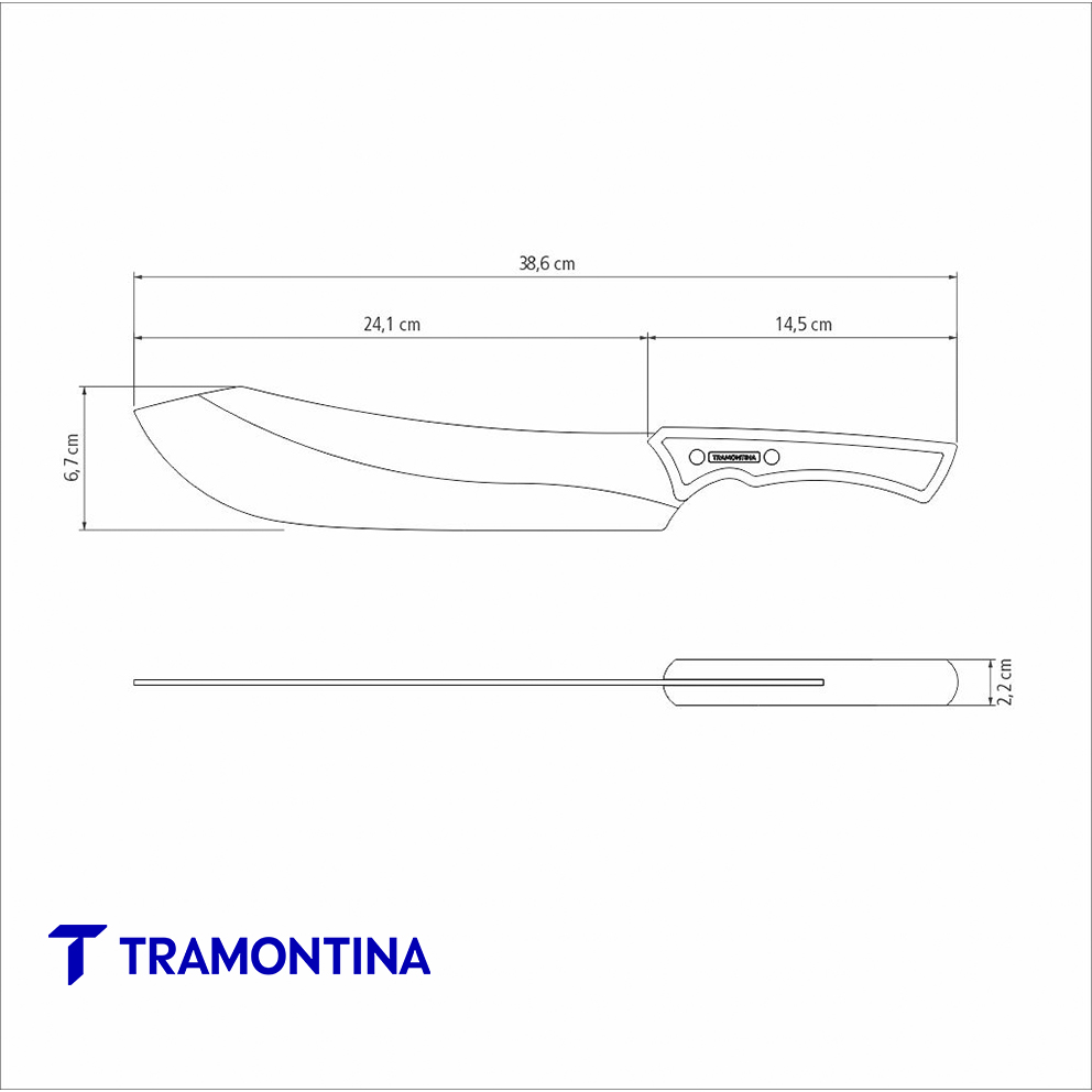 Cuchillo para carne 10'' Black - Tramontina - Imagen 3