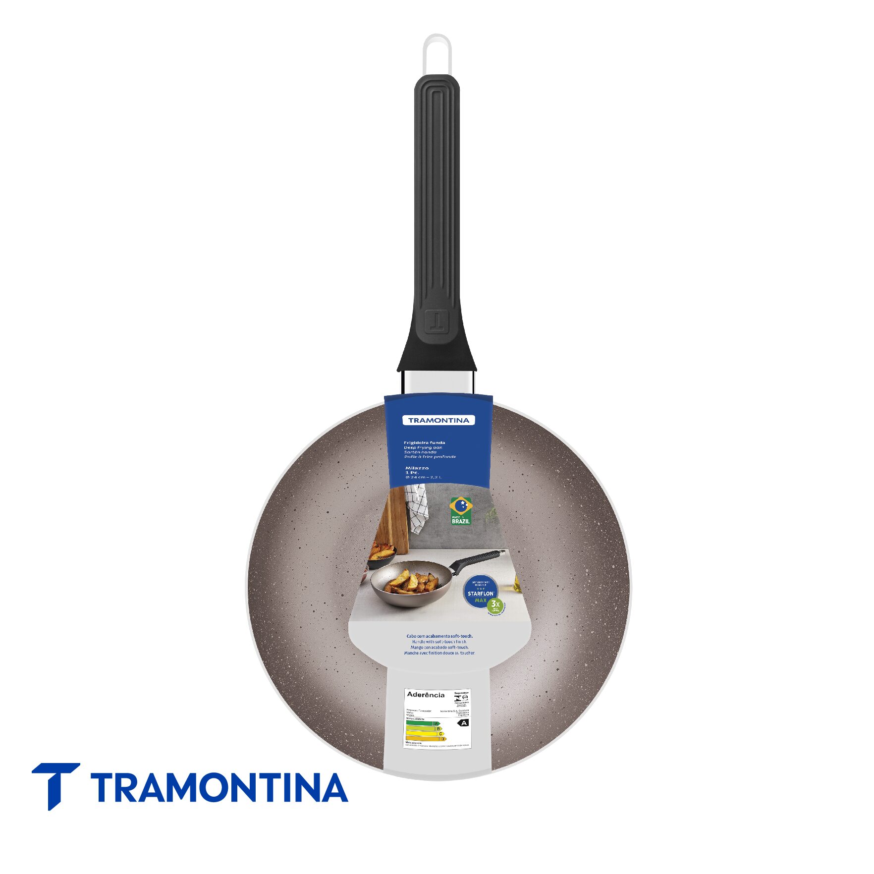 Sartén Honda 24 cm Milazzo - Tramontina - Imagen 2