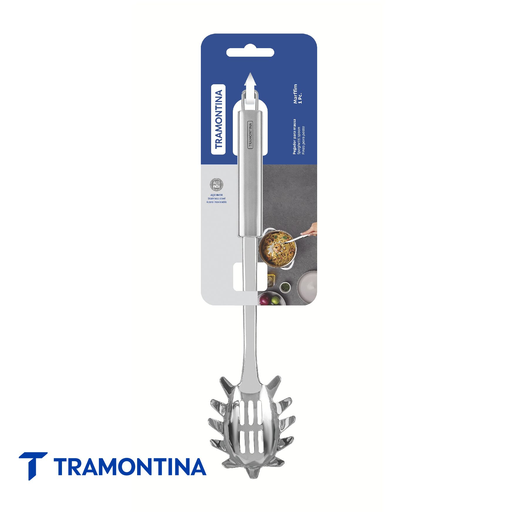 Cuchara spaguetti acero inox Marfimm - Tramontina