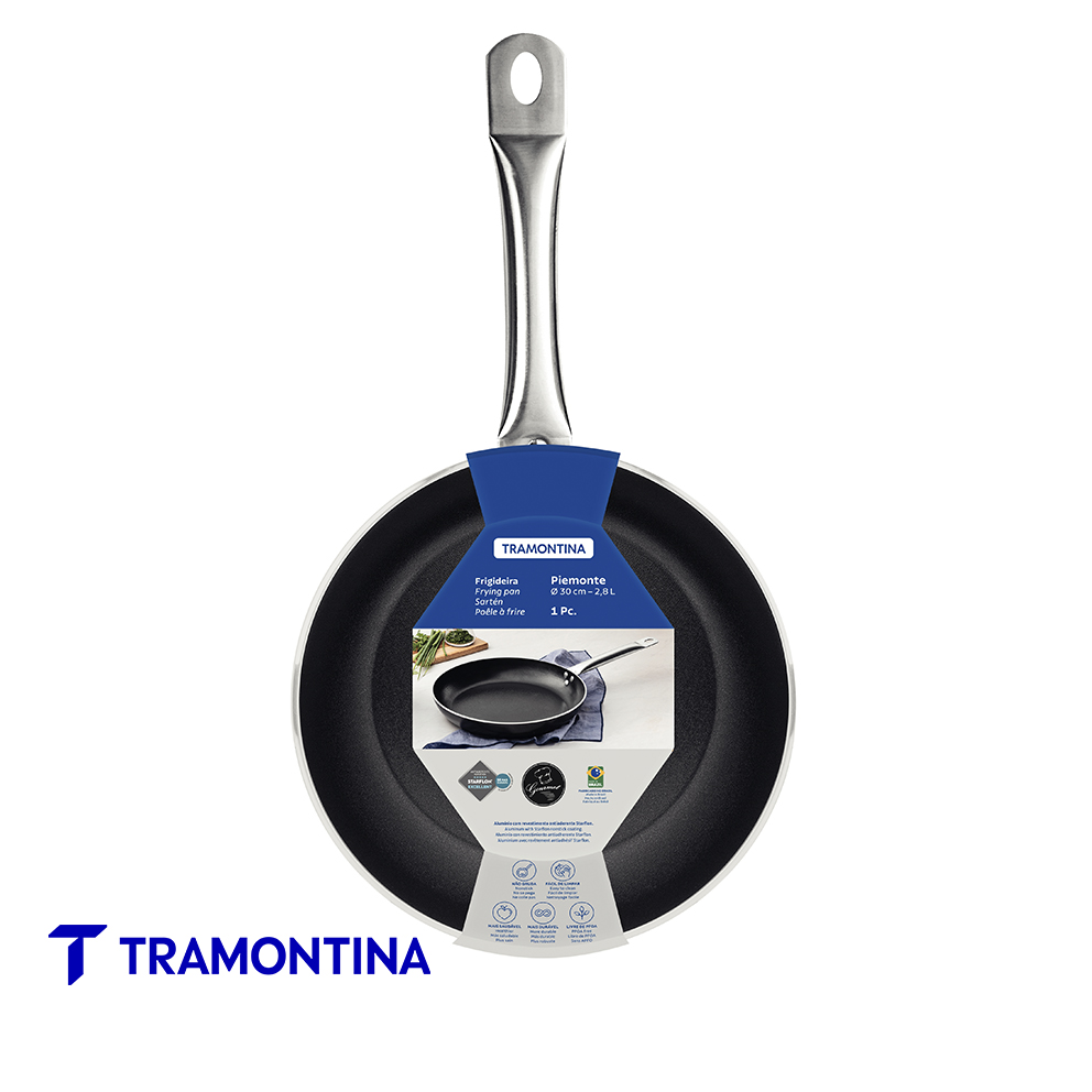 Sarten 30 cm Piamonte, mango acero - Tramontina - Imagen 2