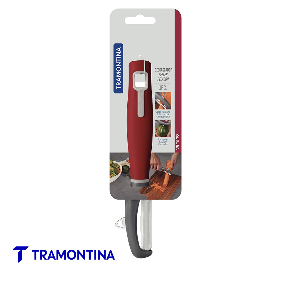 Pelador corte juliana Verano rojo - Tramontina - Imagen 2