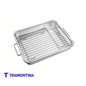 Asadero rect con grill 34 cm - Tramontina