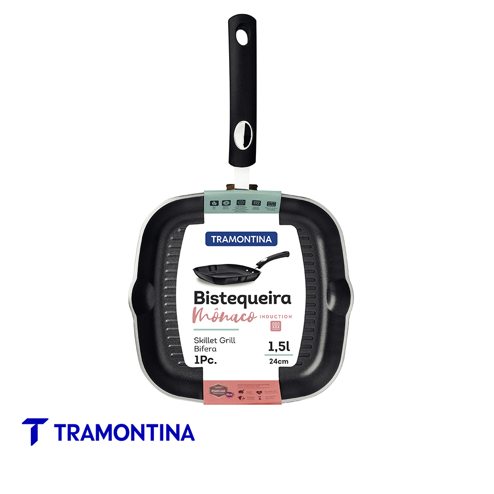 Bífera Monaco 24 cm Inducción - Tramontina - Imagen 2