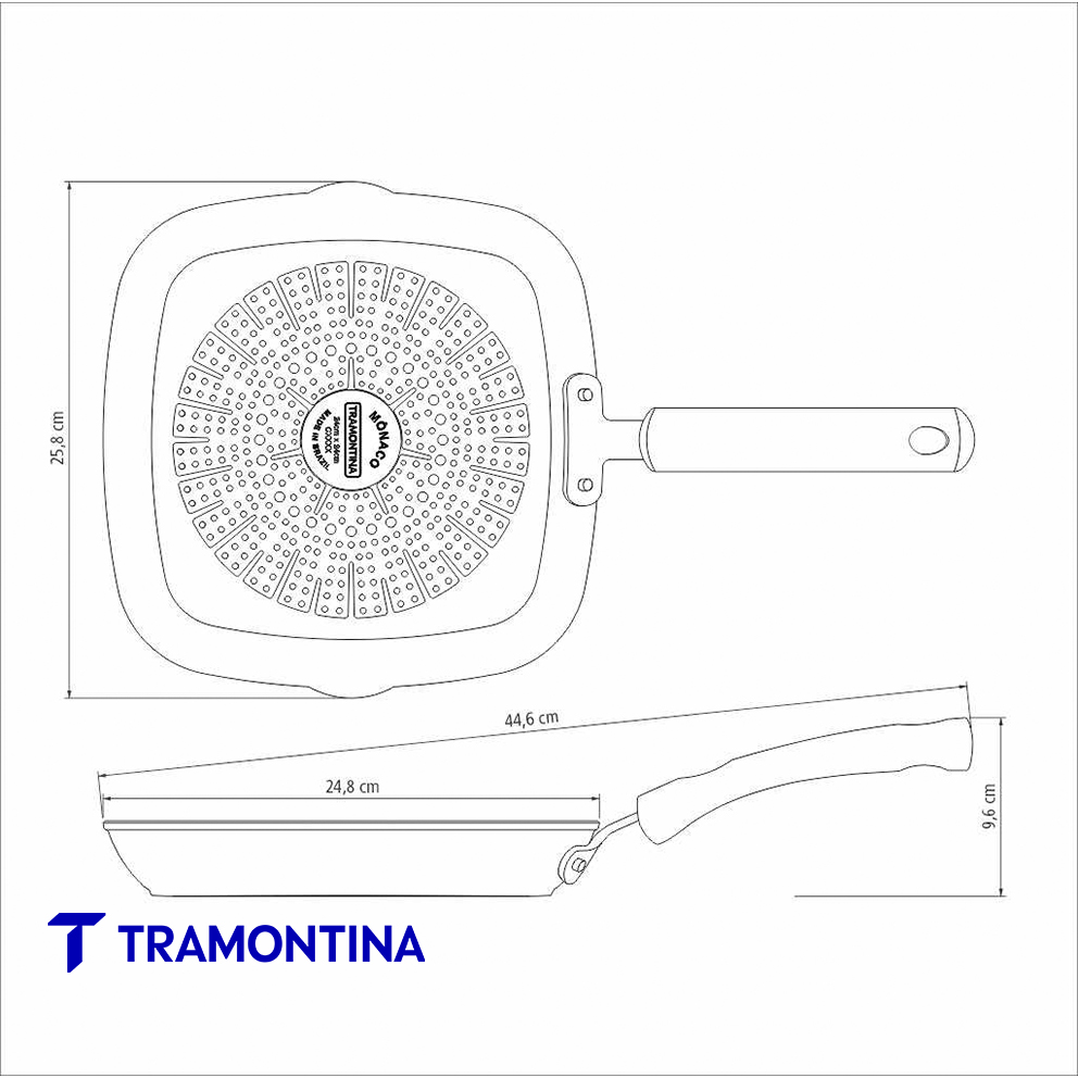 Bífera Monaco 24 cm Inducción - Tramontina - Imagen 4