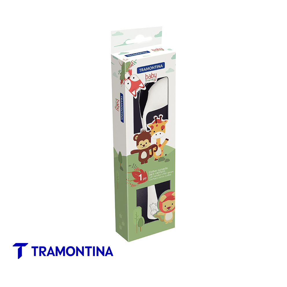 Cuchara para niños zurdos - Tramontina - Imagen 2