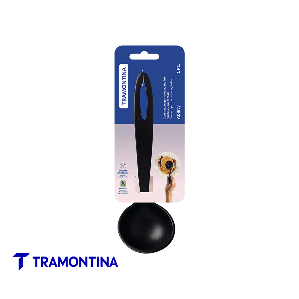 Cucharon para pancake teflon negro - Tramontina - Imagen 2