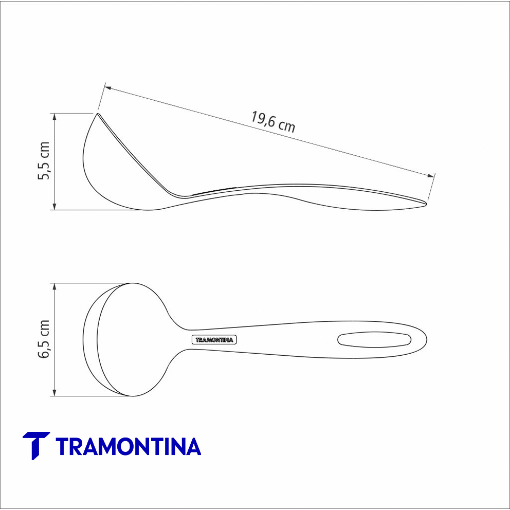 Cucharon para pancake teflon negro - Tramontina - Imagen 3