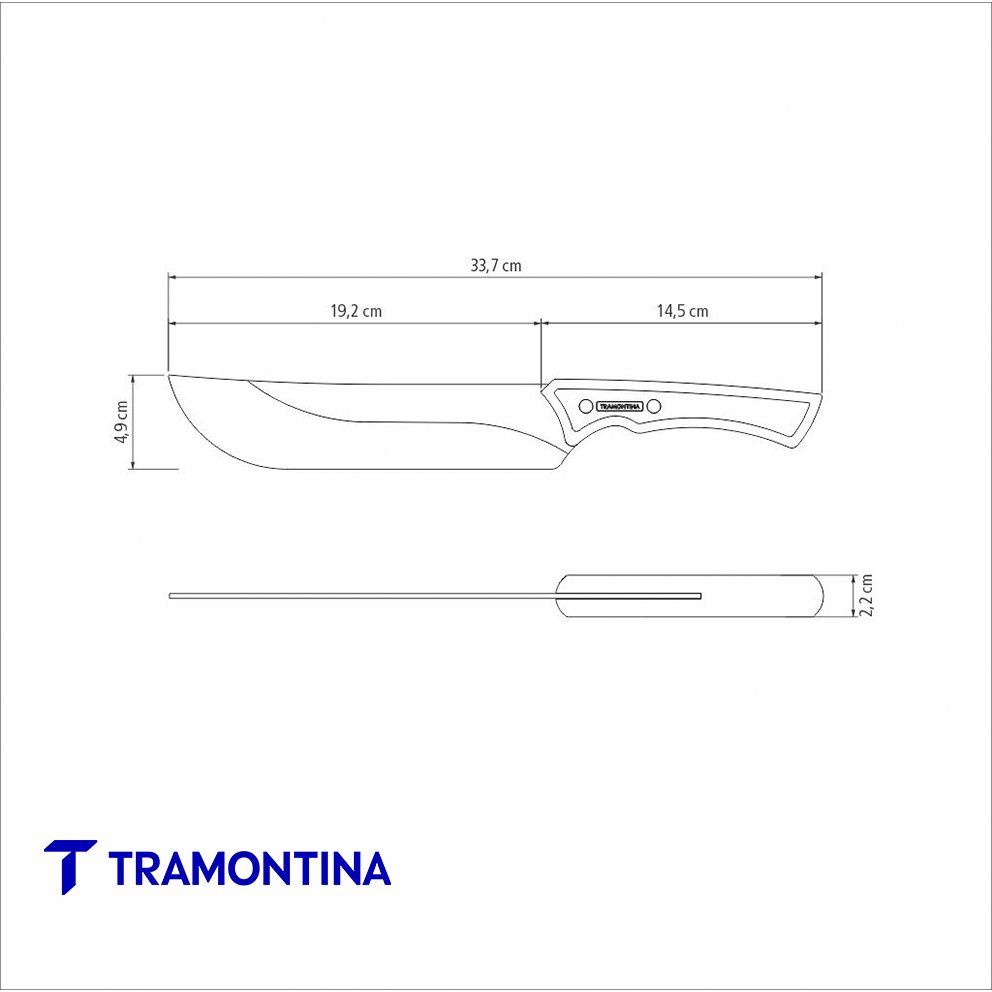Cuchillo para carne 8'' Black - Tramontina - Imagen 2