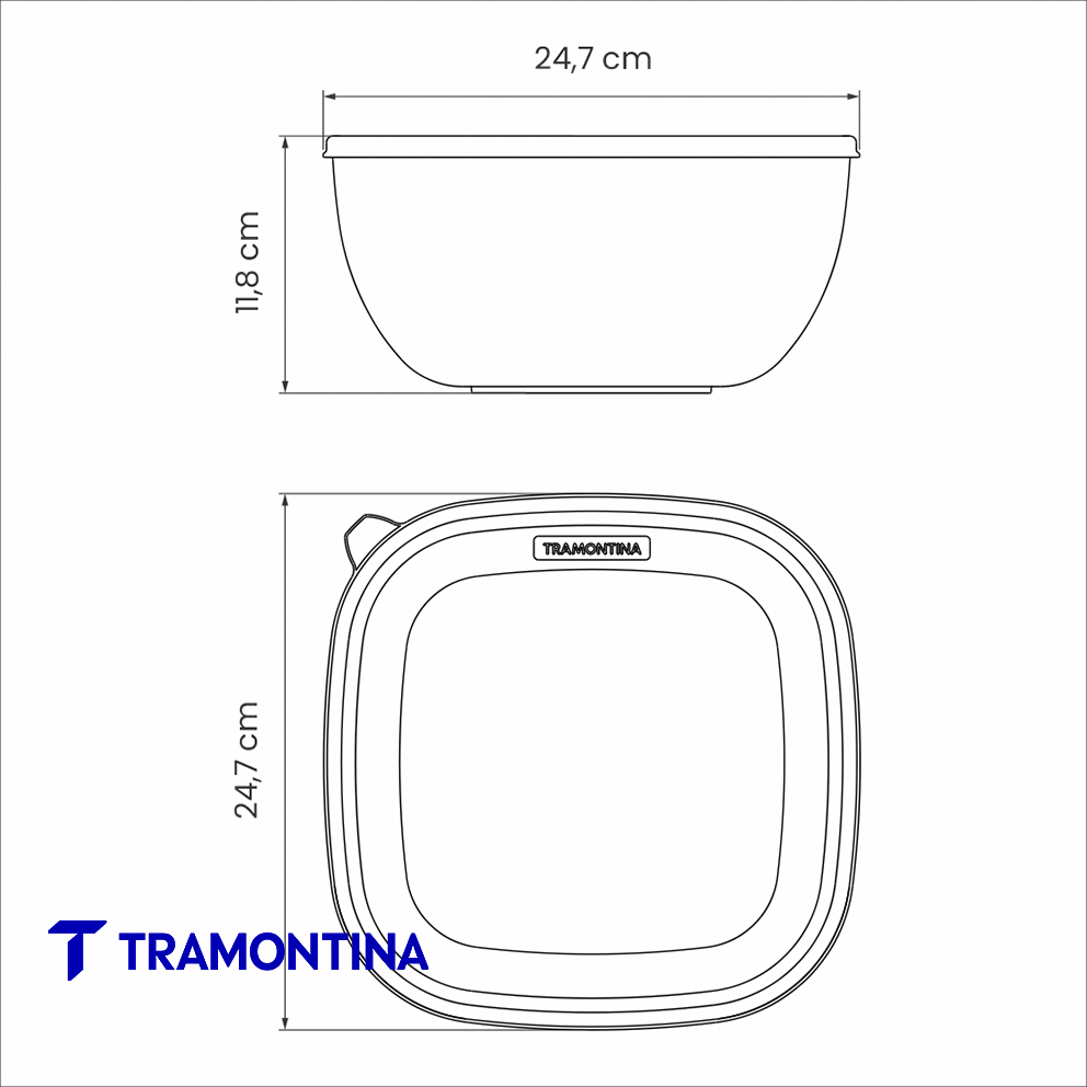 Pote 4L mixcolor - Tramontina - Imagen 2