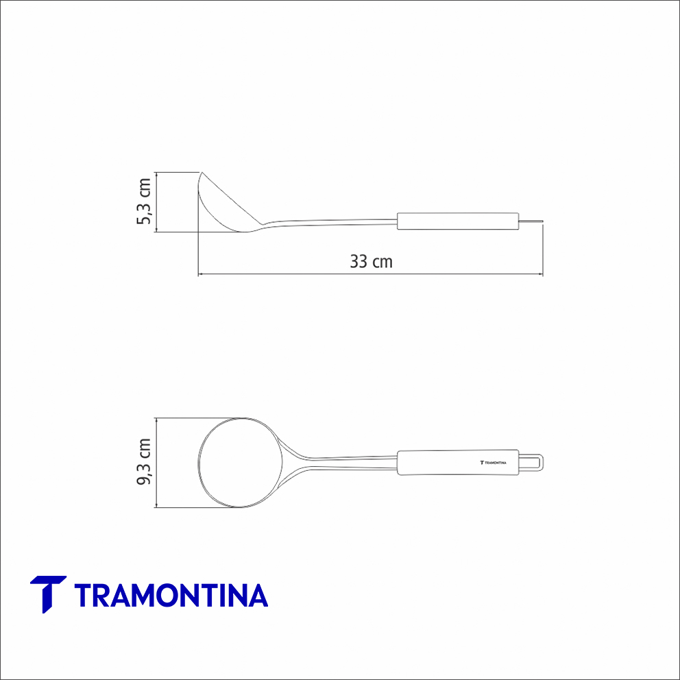 Cucharón Marffim de acero inoxidable - Tramontina - Imagen 3