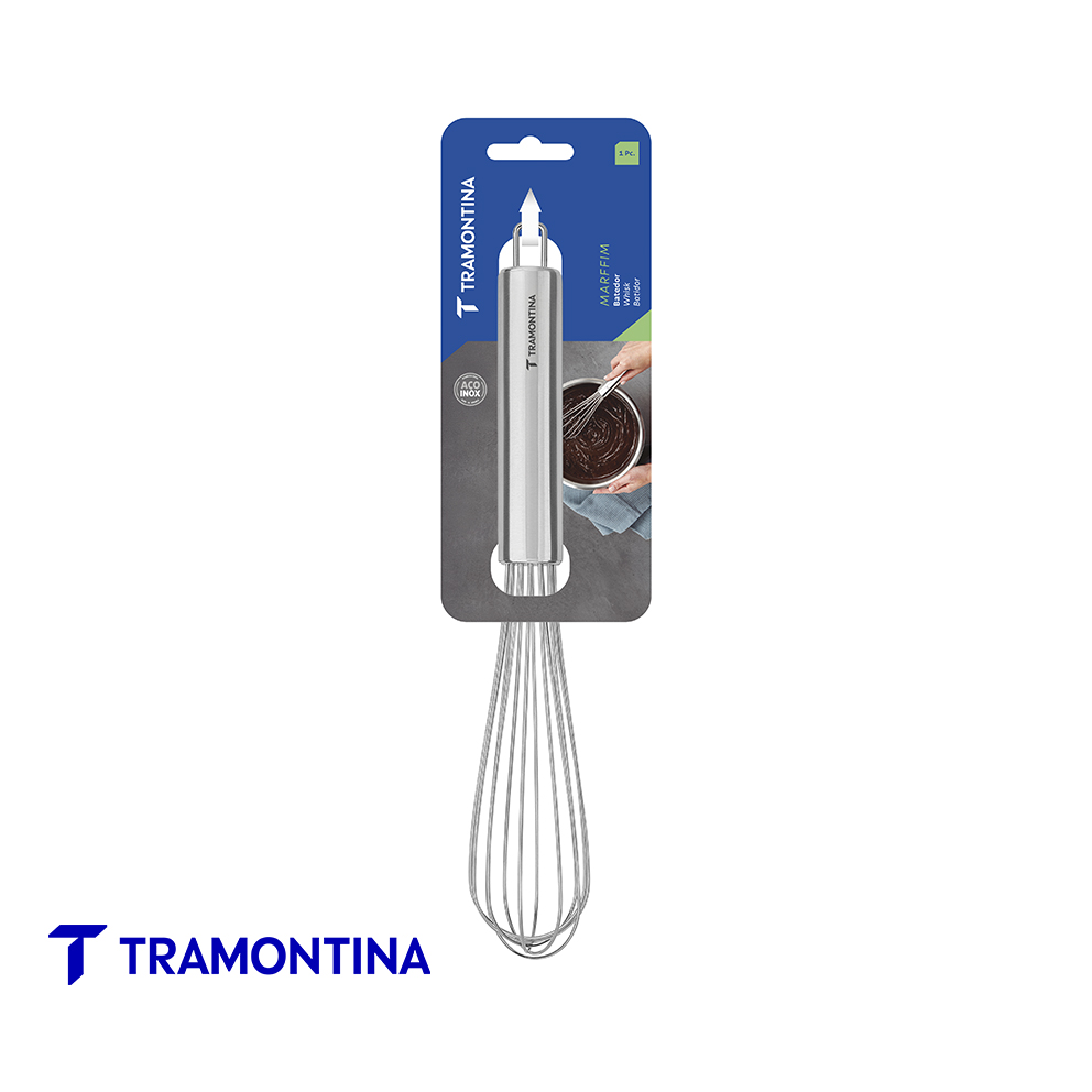 Batidor Marffim de acero inoxidable de 32 cm - Tramontina