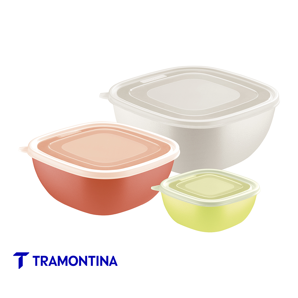 Set 3 potes con tapa - Tramontina - Imagen 2